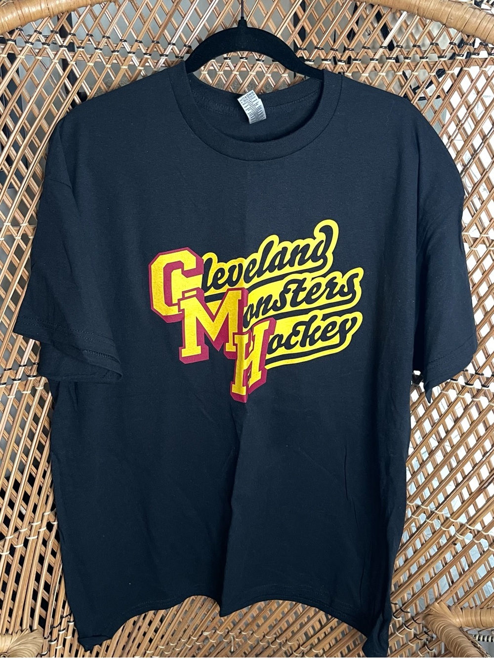 Cleveland Monsters Hockey Black Graphic Tee